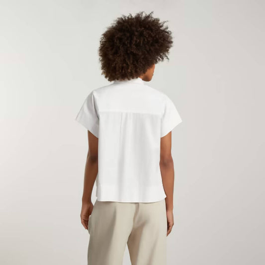 Cotton Box-Cut Shirt